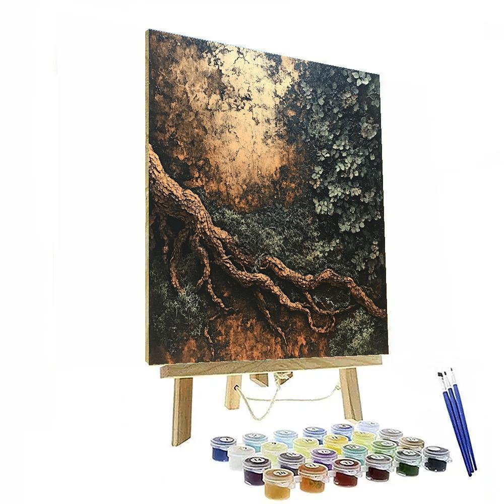 Arthur Lismer Inspired Tangle Of Forest Undergrowth Paint by numbers kits