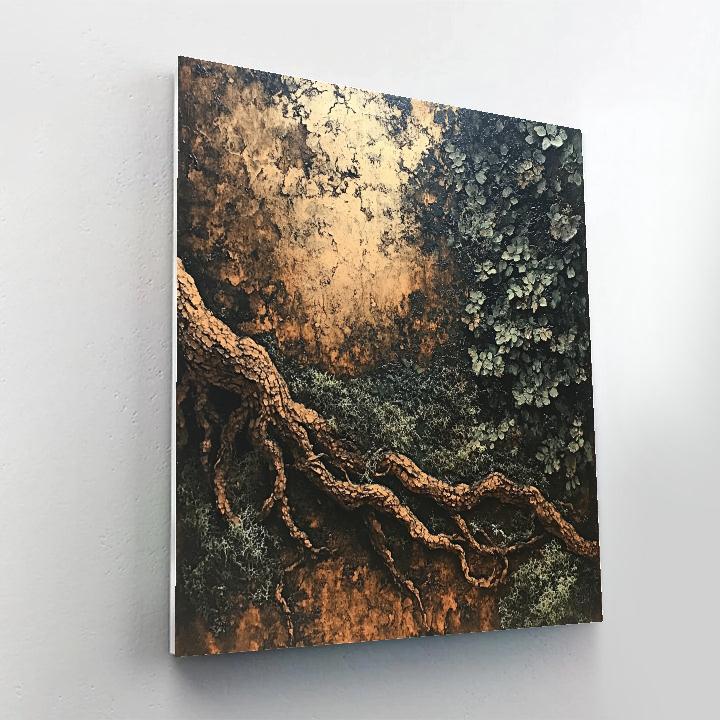 Arthur Lismer Inspired Tangle Of Forest Undergrowth Paint by numbers kits