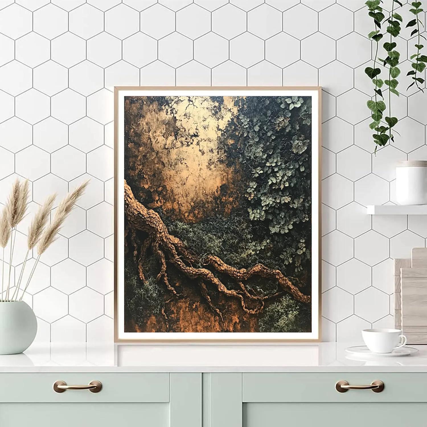 Arthur Lismer Inspired Tangle Of Forest Undergrowth Paint by numbers kits