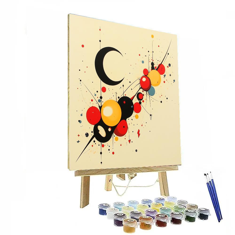 Joan Miró Inspired Luminous Constellation Numbered painting kits