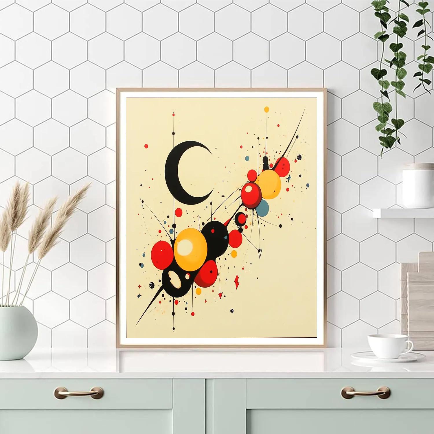 Joan Miró Inspired Luminous Constellation Numbered painting kits