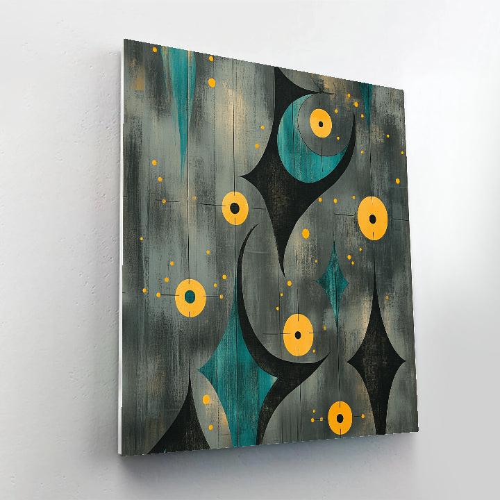 Joan Miró Inspired Starry Mechanism Paint by numbers kits