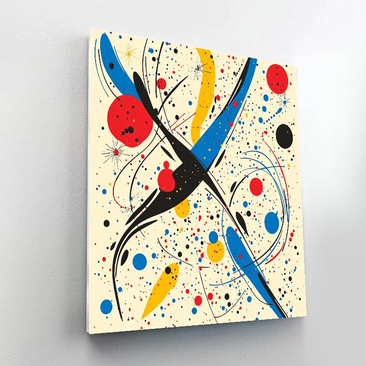 Joan Miró Inspired Galactic Harmony Painting by numbers kit