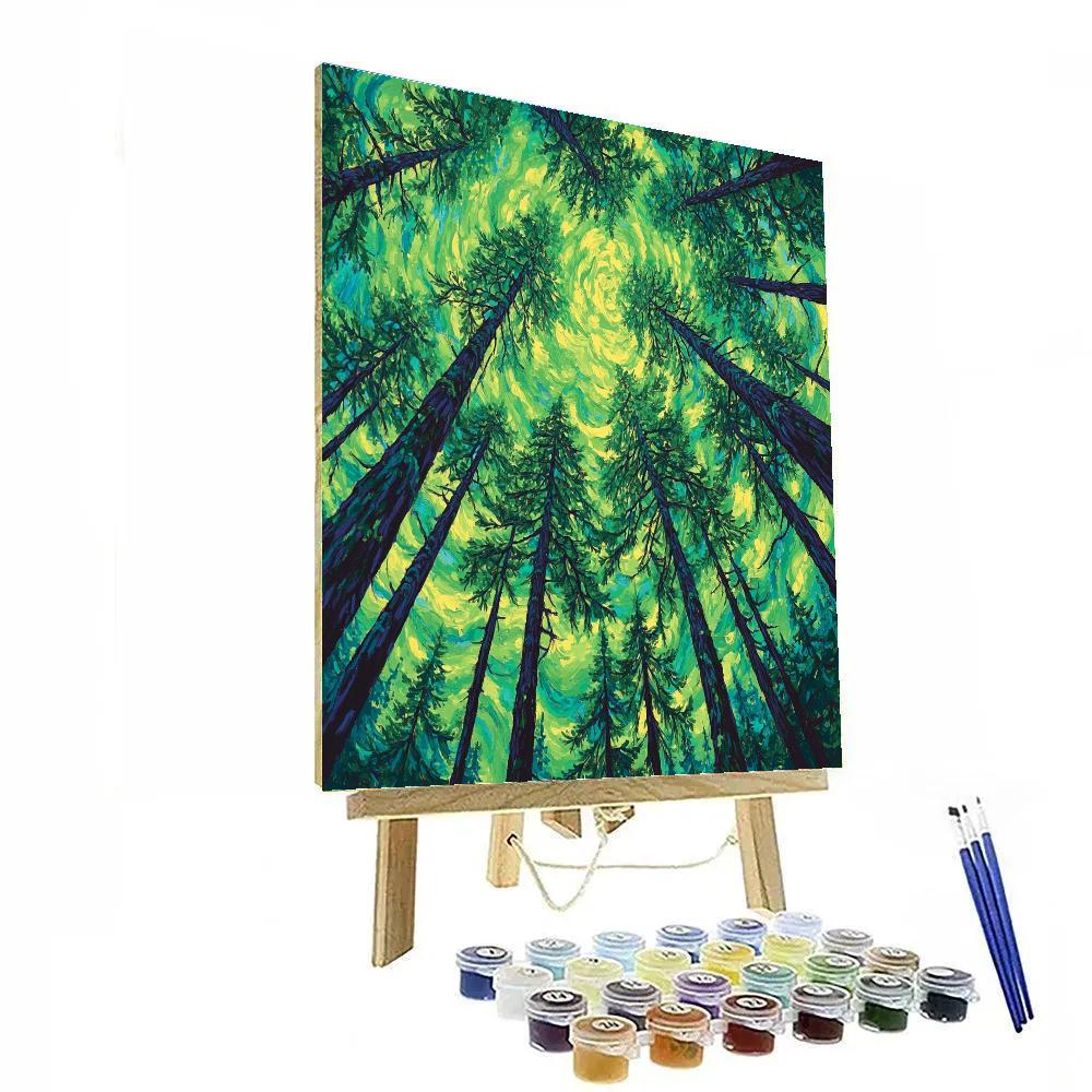 Emily Carr Inspired Whispering Canopies Paint by numbers art