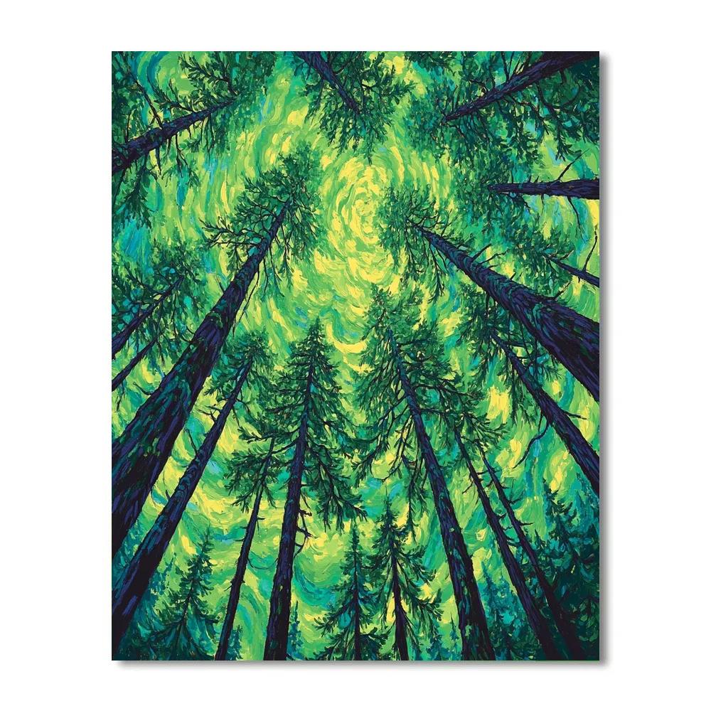 Emily Carr Inspired Whispering Canopies Paint by numbers art