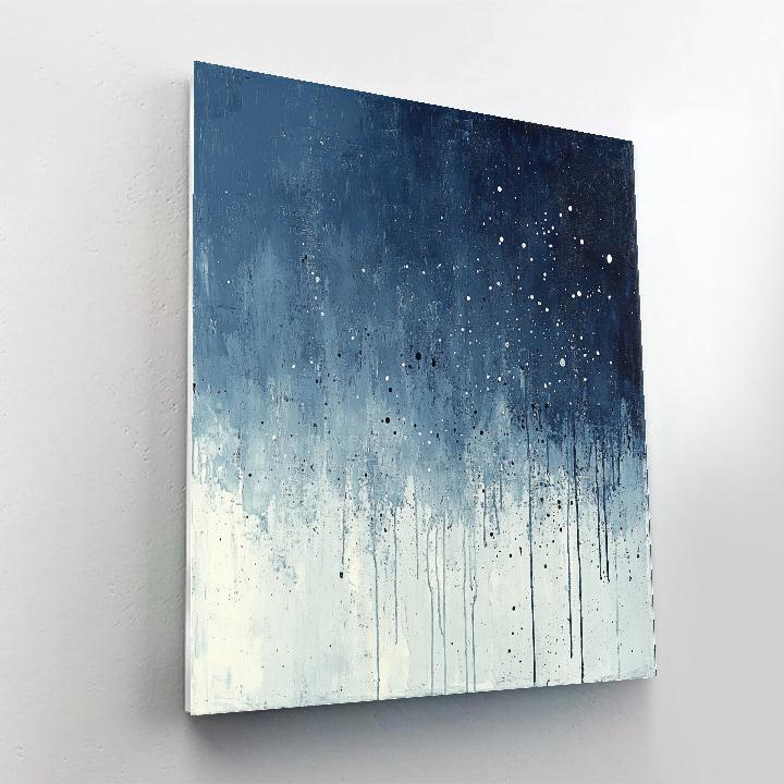 Jackson Pollock Inspired Rainstorm Patterns paint by color