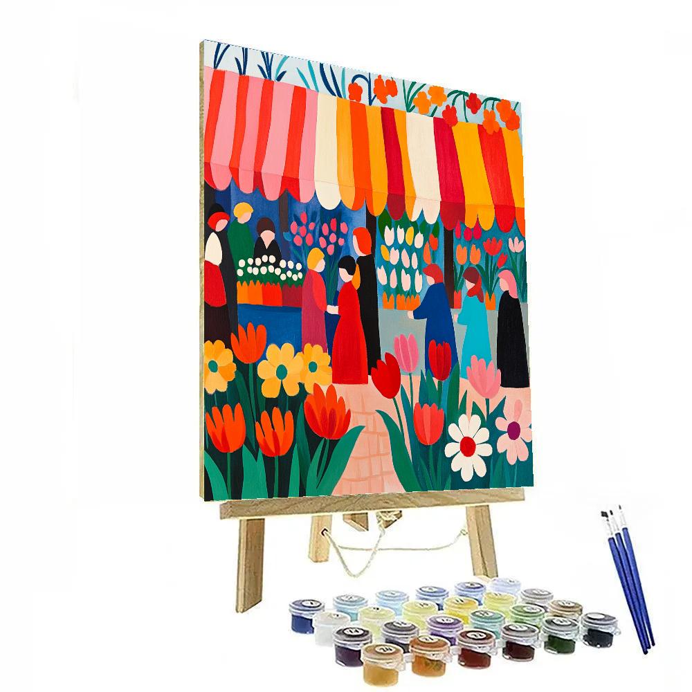 Henri Matisse Inspired Flower Market Paint by numbers kits