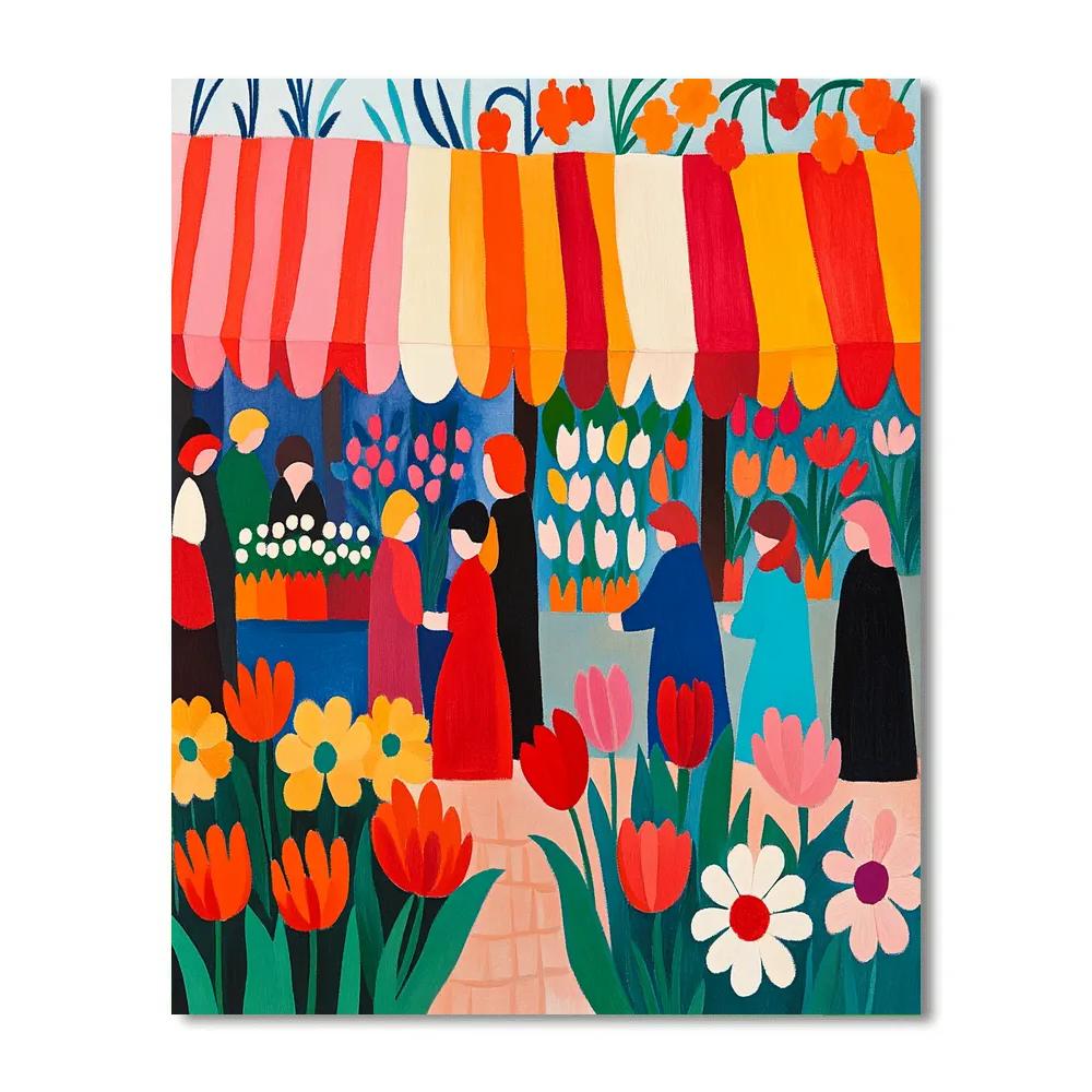 Henri Matisse Inspired Flower Market Paint by numbers kits