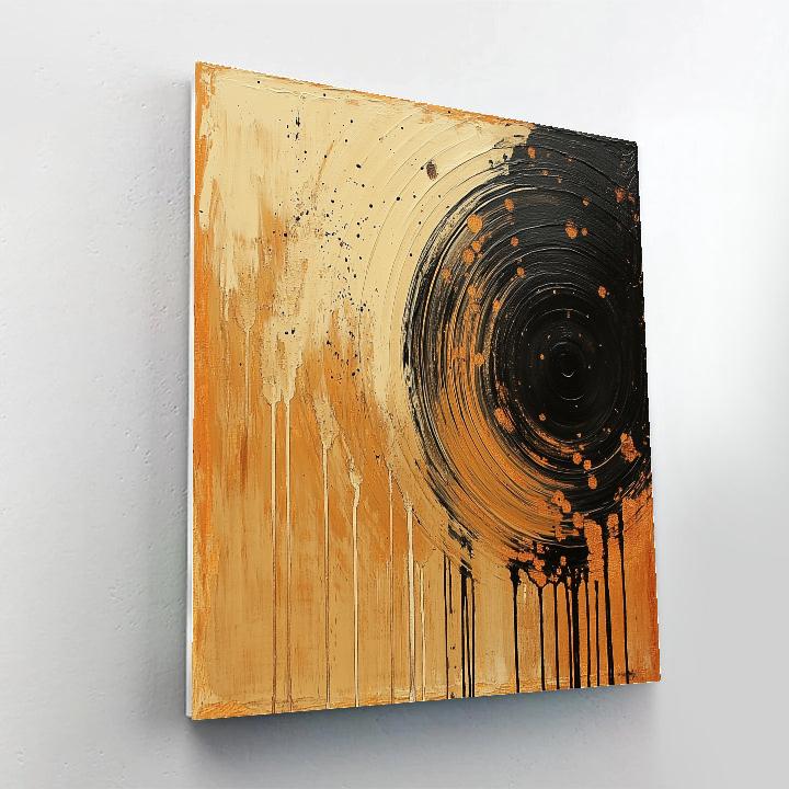 Jackson Pollock Inspired Tectonic Ripple Painting by numbers kit