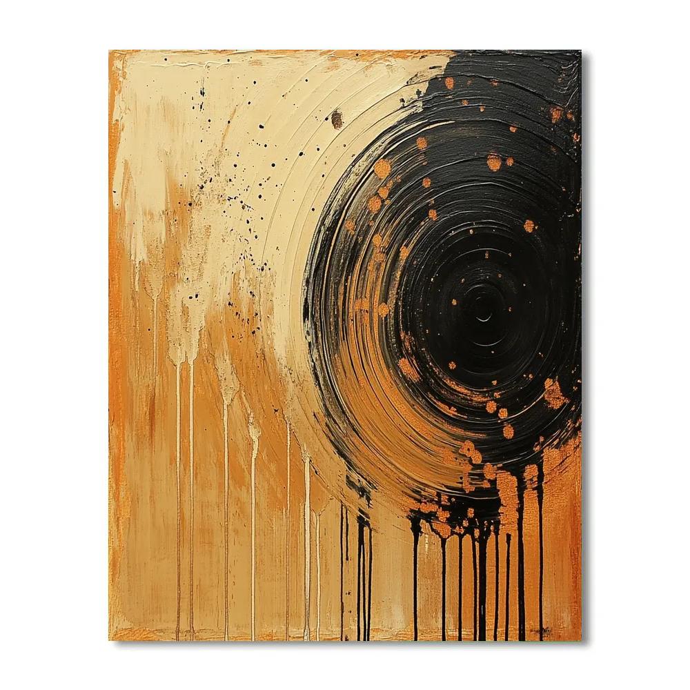 Jackson Pollock Inspired Tectonic Ripple Painting by numbers kit