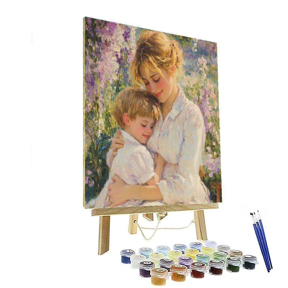Mary Cassatt Inspired Family Moments painting number kit