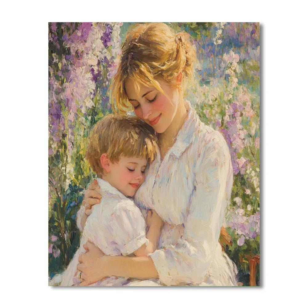 Mary Cassatt Inspired Family Moments painting number kit