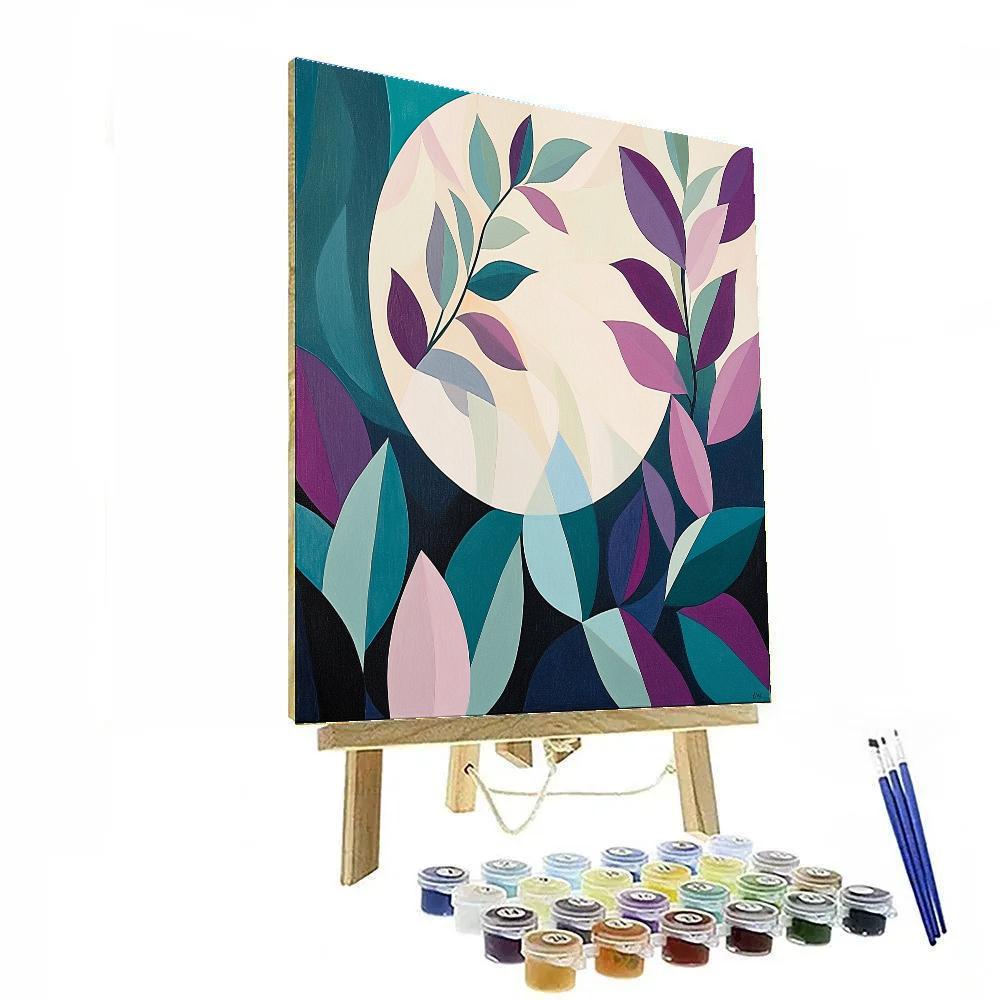 Pablo Picasso Inspired Shattered Moon Garden Paint by numbers kits