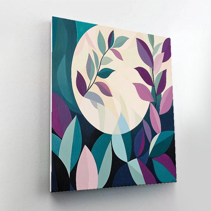 Pablo Picasso Inspired Shattered Moon Garden Paint by numbers kits