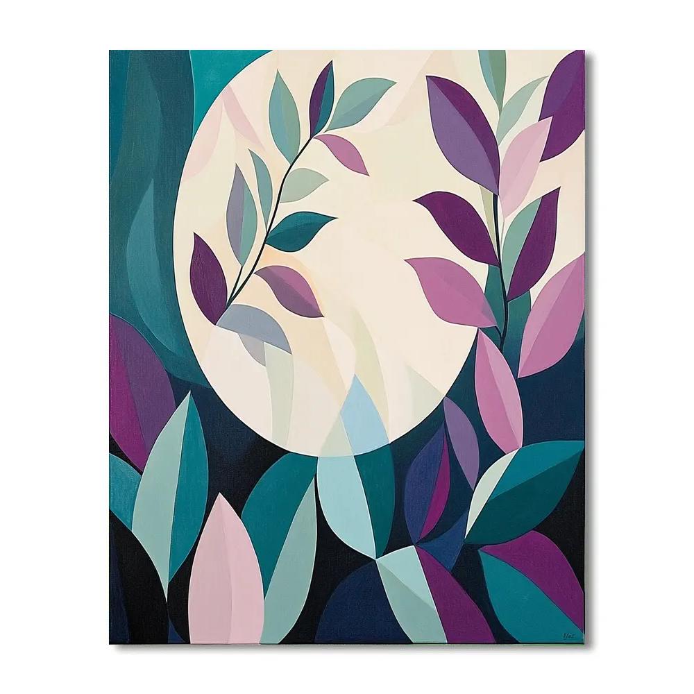 Pablo Picasso Inspired Shattered Moon Garden Paint by numbers kits