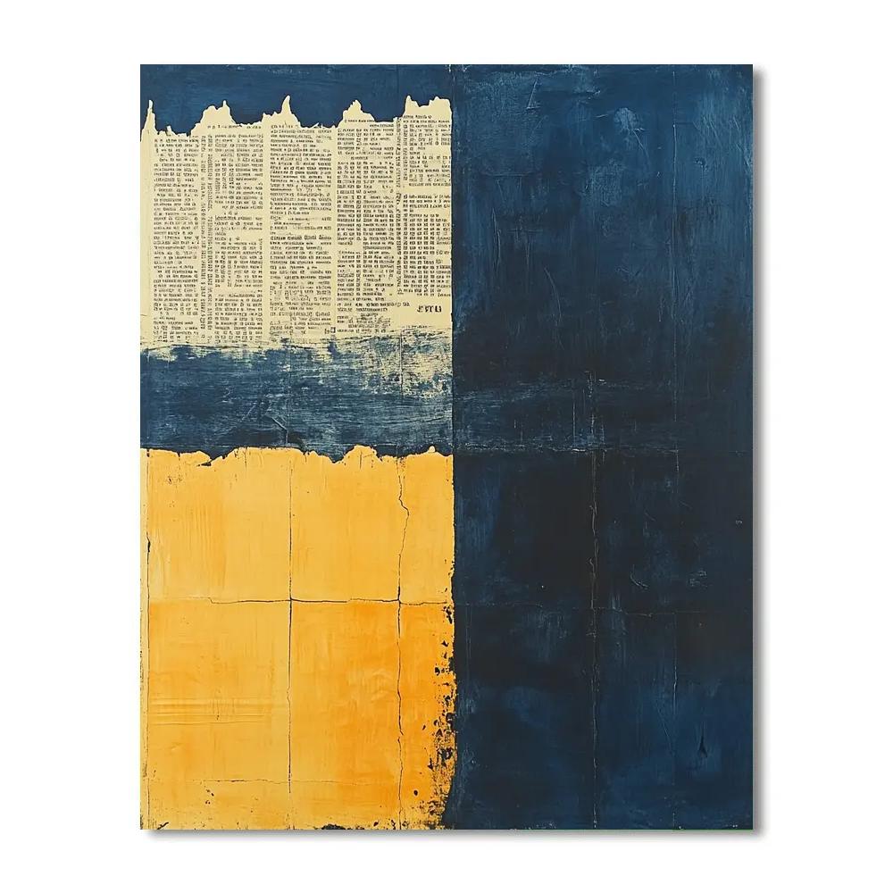 Jean-Michel Basquiat Inspired Fragmented Language paint by numbers