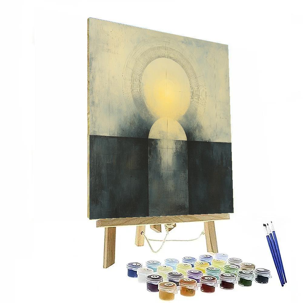 Paul Klee Inspired Lunar Cartography paint by number