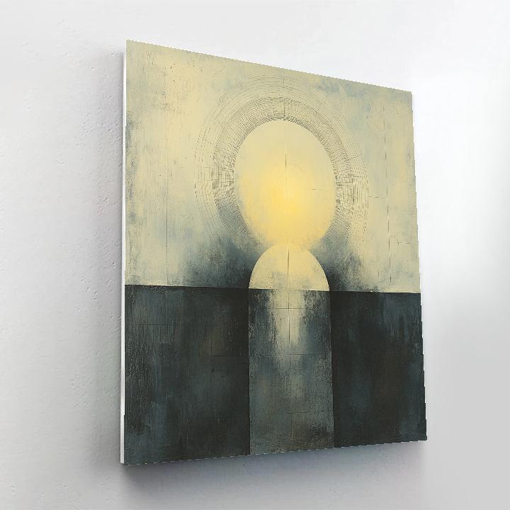 Paul Klee Inspired Lunar Cartography paint by number