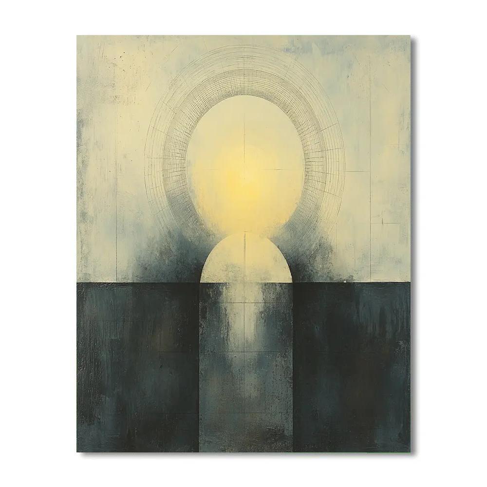 Paul Klee Inspired Lunar Cartography paint by number