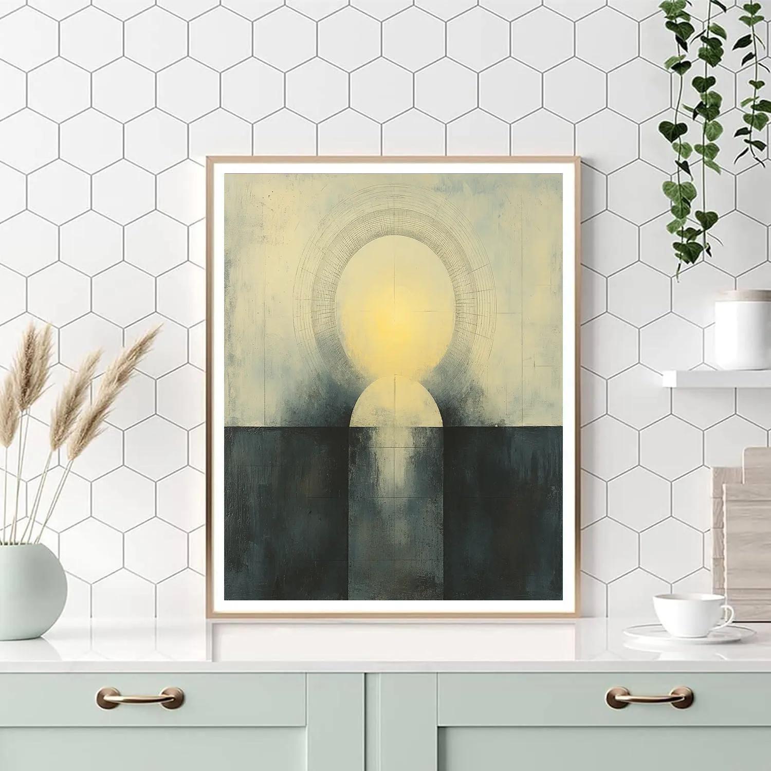 Paul Klee Inspired Lunar Cartography paint by number