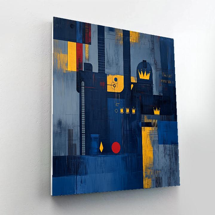 Jean-Michel Basquiat Inspired Echoes Of Industry Painting by numbers kit