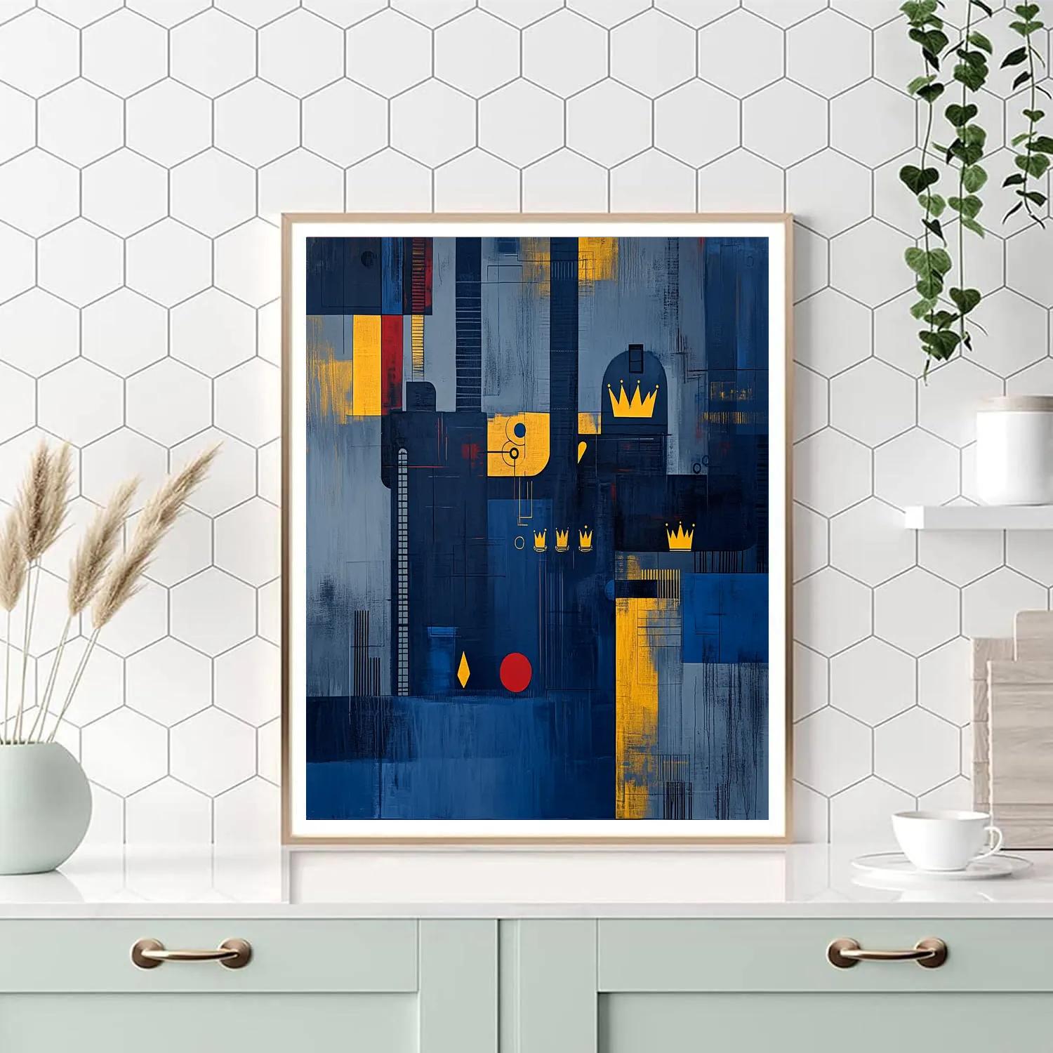 Jean-Michel Basquiat Inspired Echoes Of Industry Painting by numbers kit