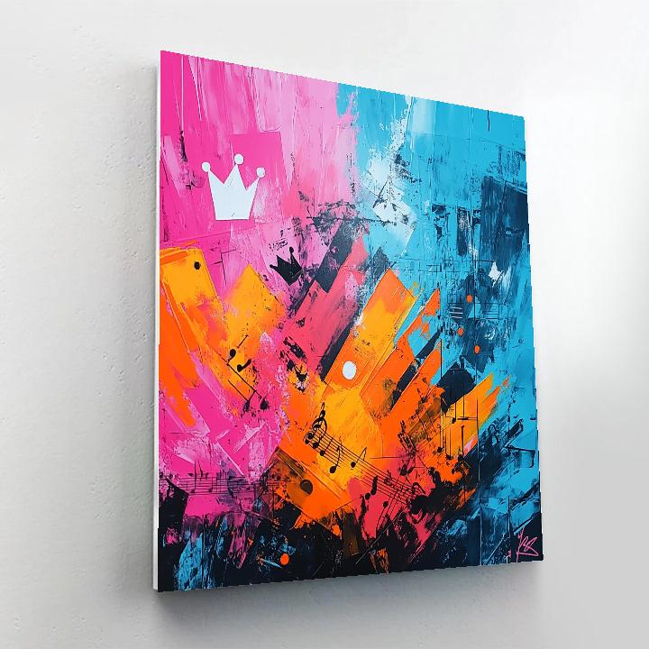 Jean-Michel Basquiat Inspired Color Riot Symphony Painting by numbers kit