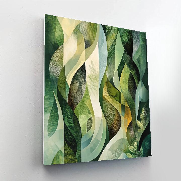 Max Ernst Inspired Verdant Dream Machine DIY paint by numbers