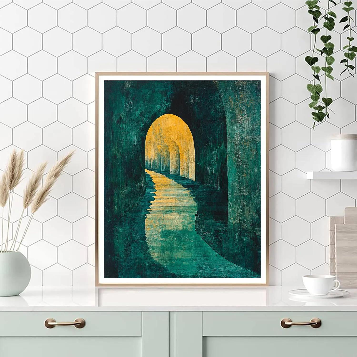 Max Ernst Inspired Echoing Caverns paint by number