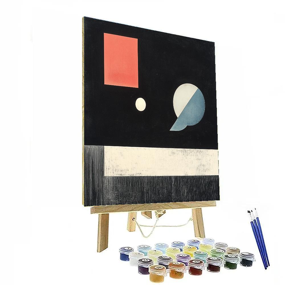 Kazimir Malevich Inspired Cosmic Silence Numbered painting kits