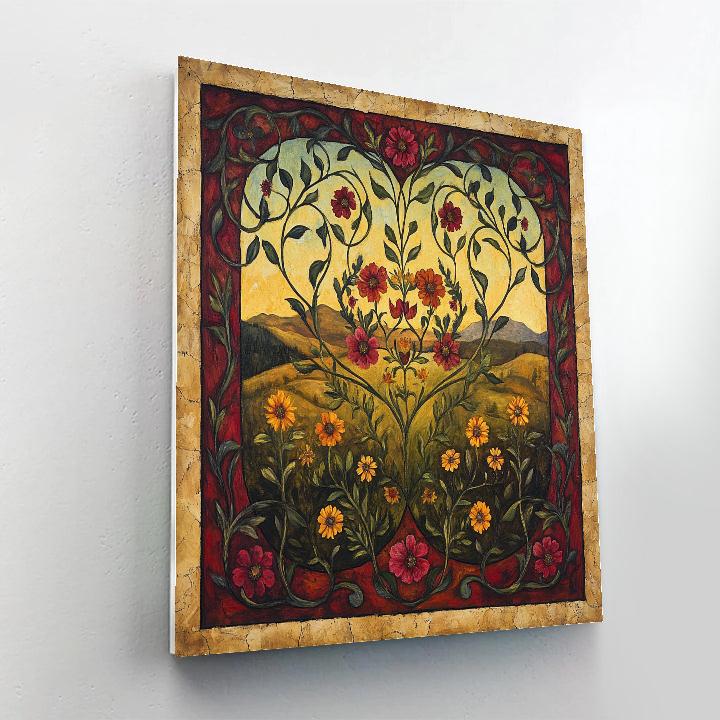 Frida Kahlo Inspired Blooming Heartland Paint by numbers kits