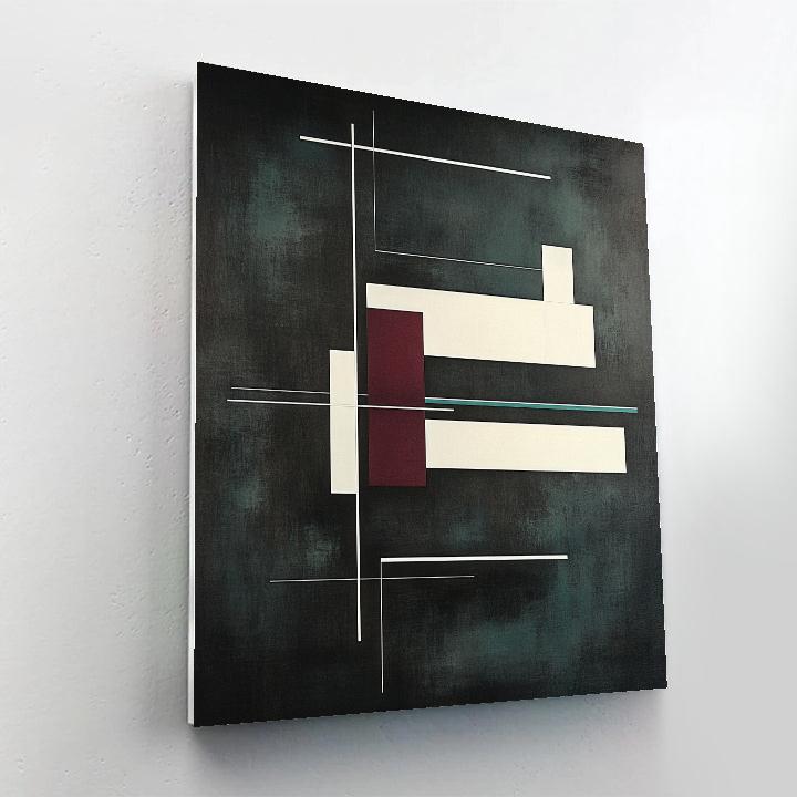 Kazimir Malevich Inspired Quiet Mechanics DIY paint by numbers