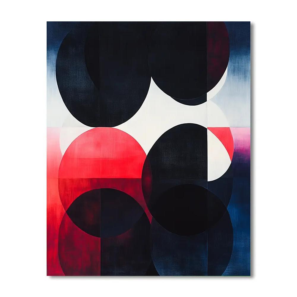 Kazimir Malevich Inspired Cosmic Harmony DIY paint by numbers