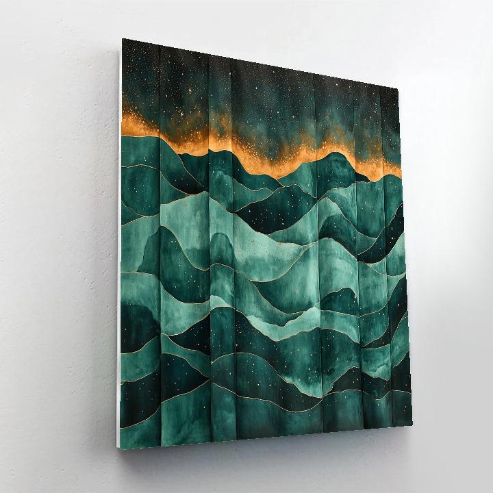 Michelangelo Inspired Auroral Loom DIY paint by numbers