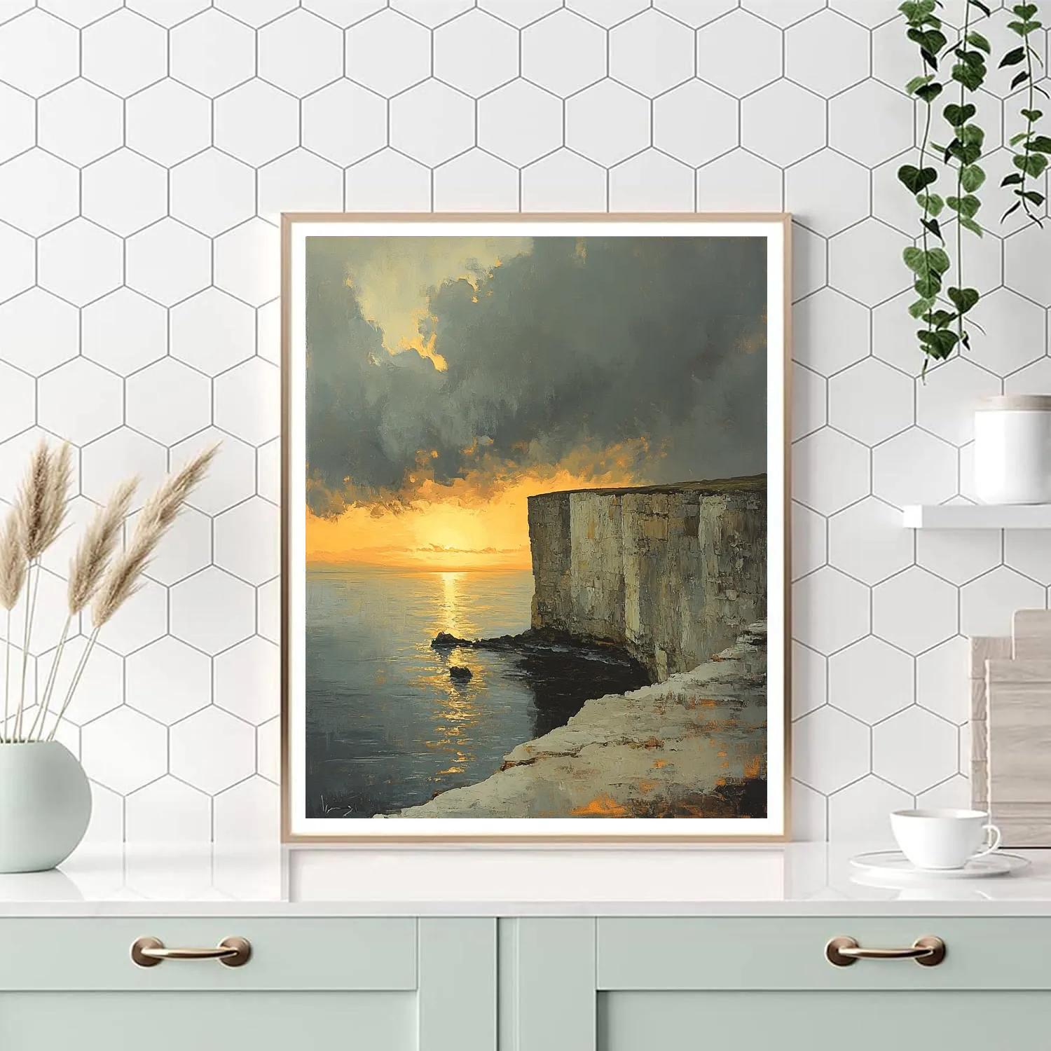 Francisco Goya Inspired Ominous Horizon Glow Paint by numbers kits