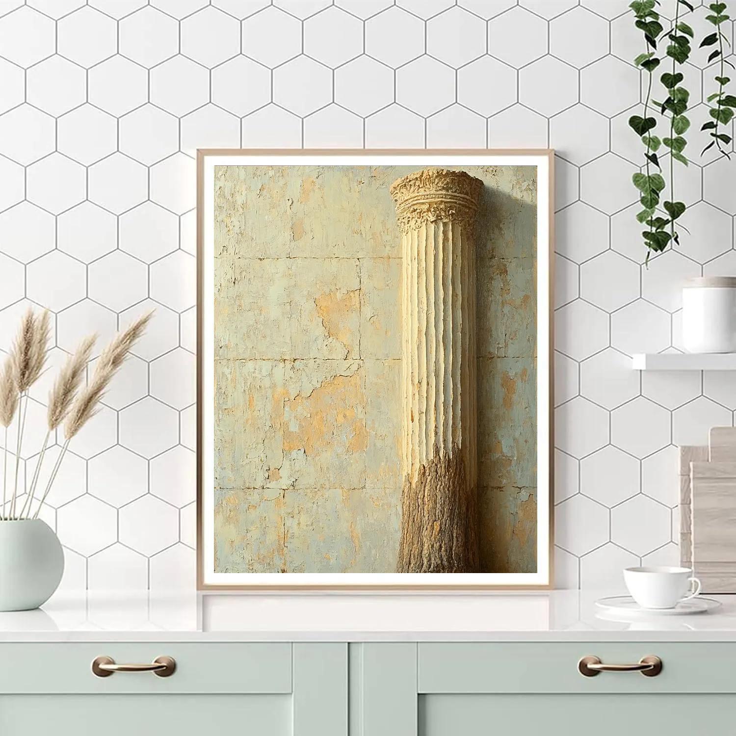 Michelangelo Inspired Cedar Colossus Numbered painting kits