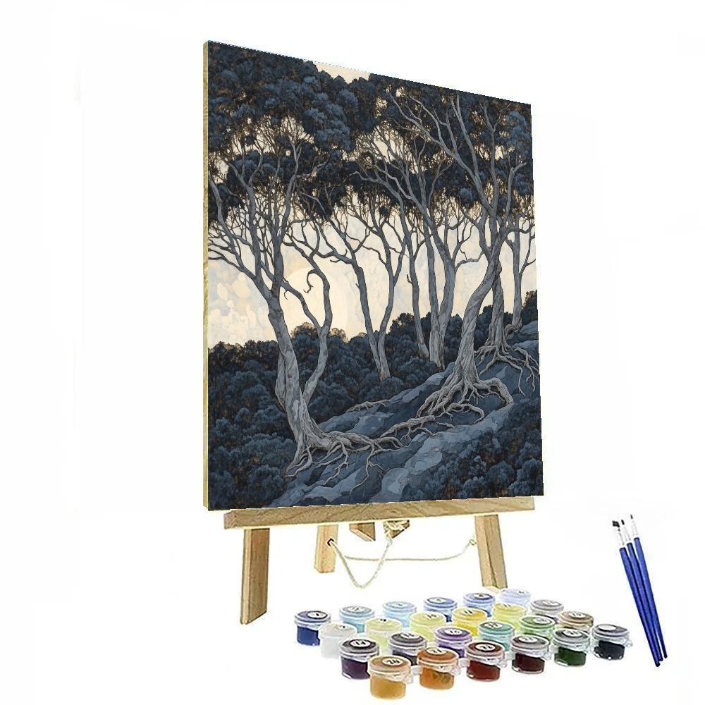 Francisco Goya Inspired Twilight Grove In Shadow painting number kit