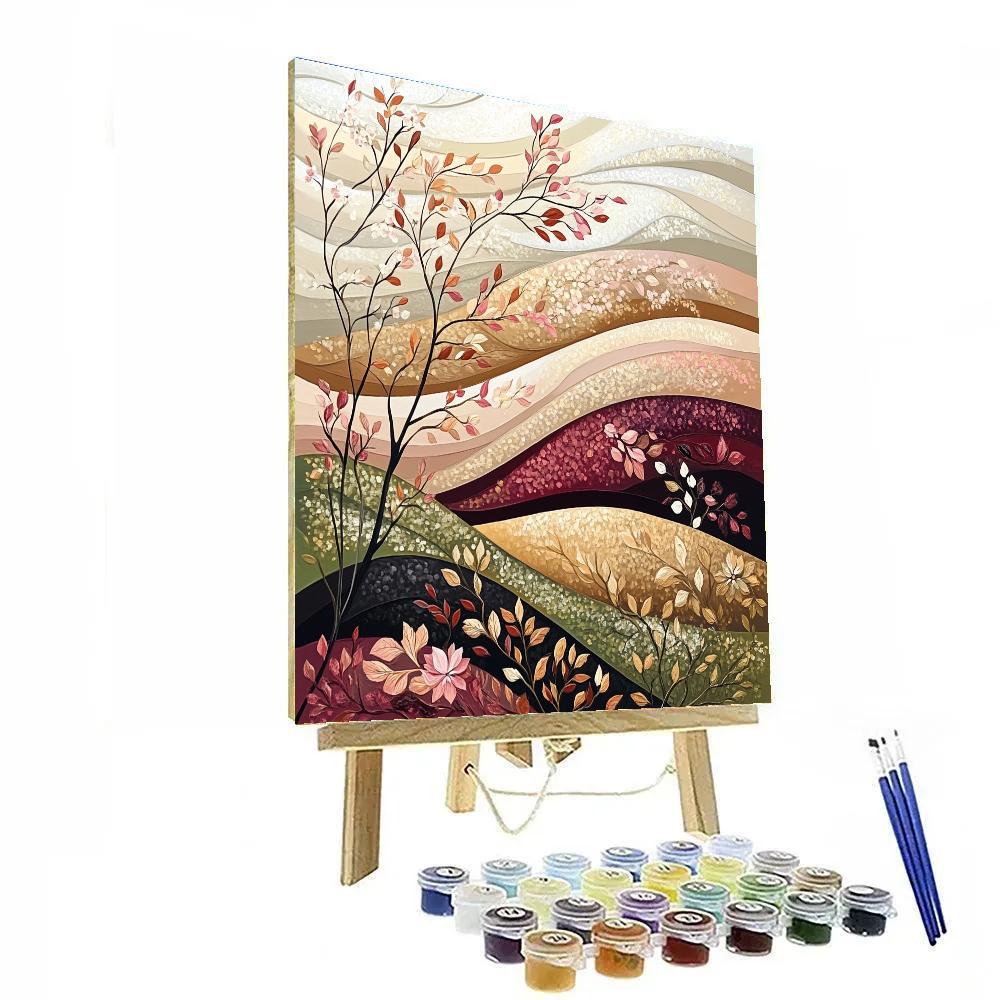 Alphonse Mucha Inspired Seasons Harmony Paint by numbers art