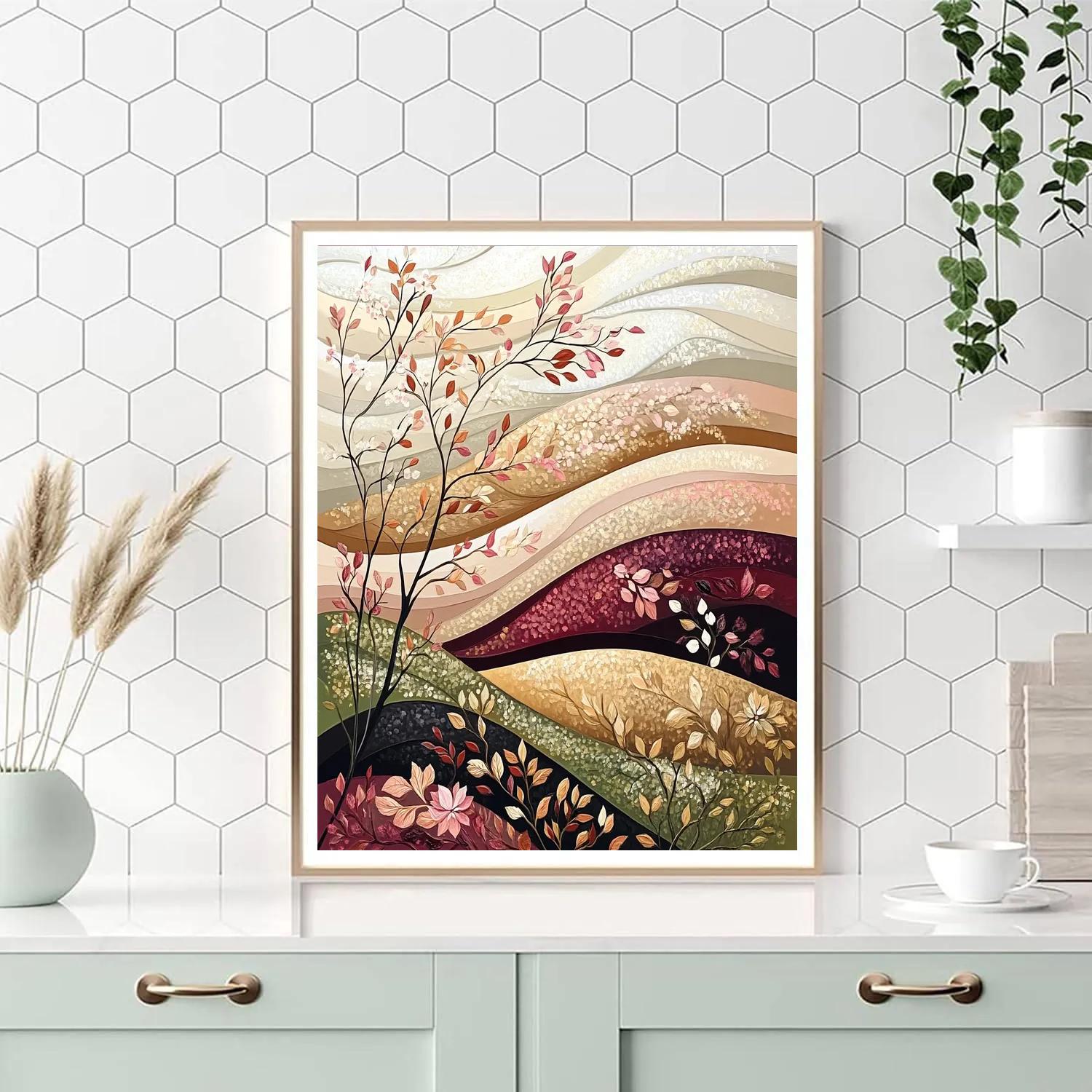 Alphonse Mucha Inspired Seasons Harmony Paint by numbers art