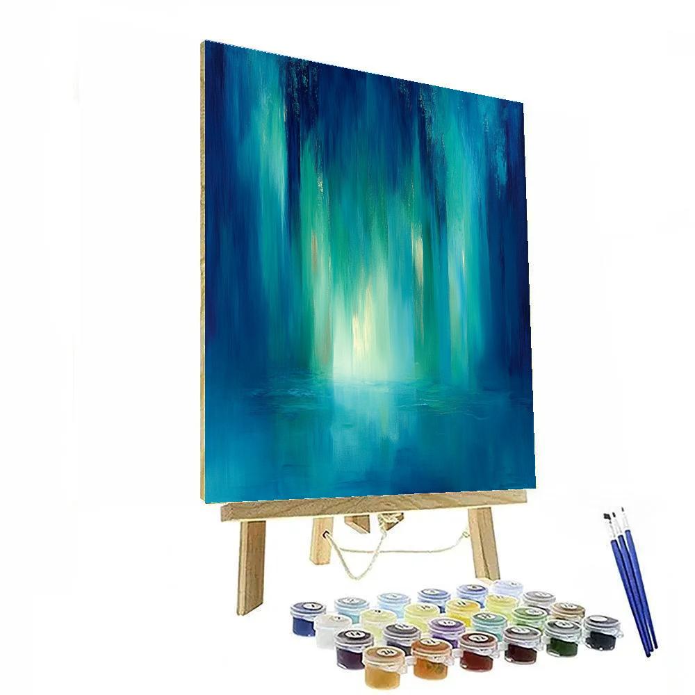 Mark Rothko Inspired Auroral Stillness Numbered painting kits