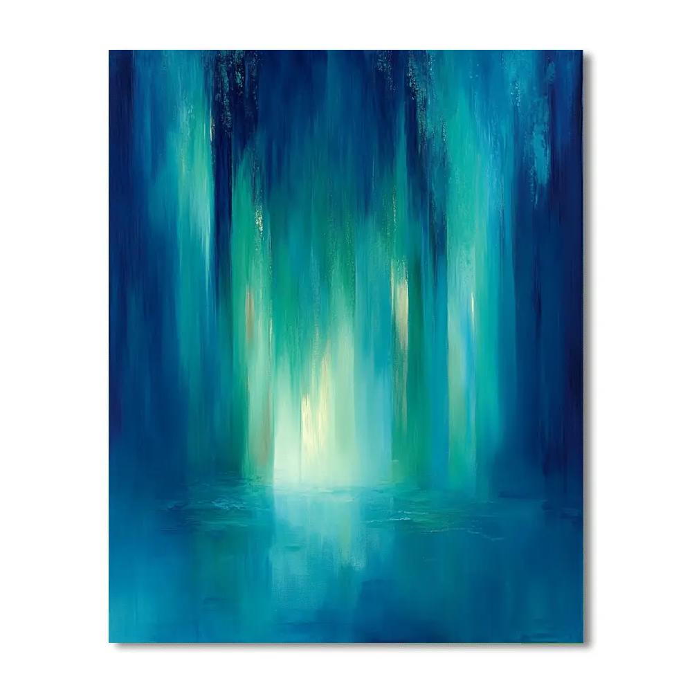 Mark Rothko Inspired Auroral Stillness Numbered painting kits