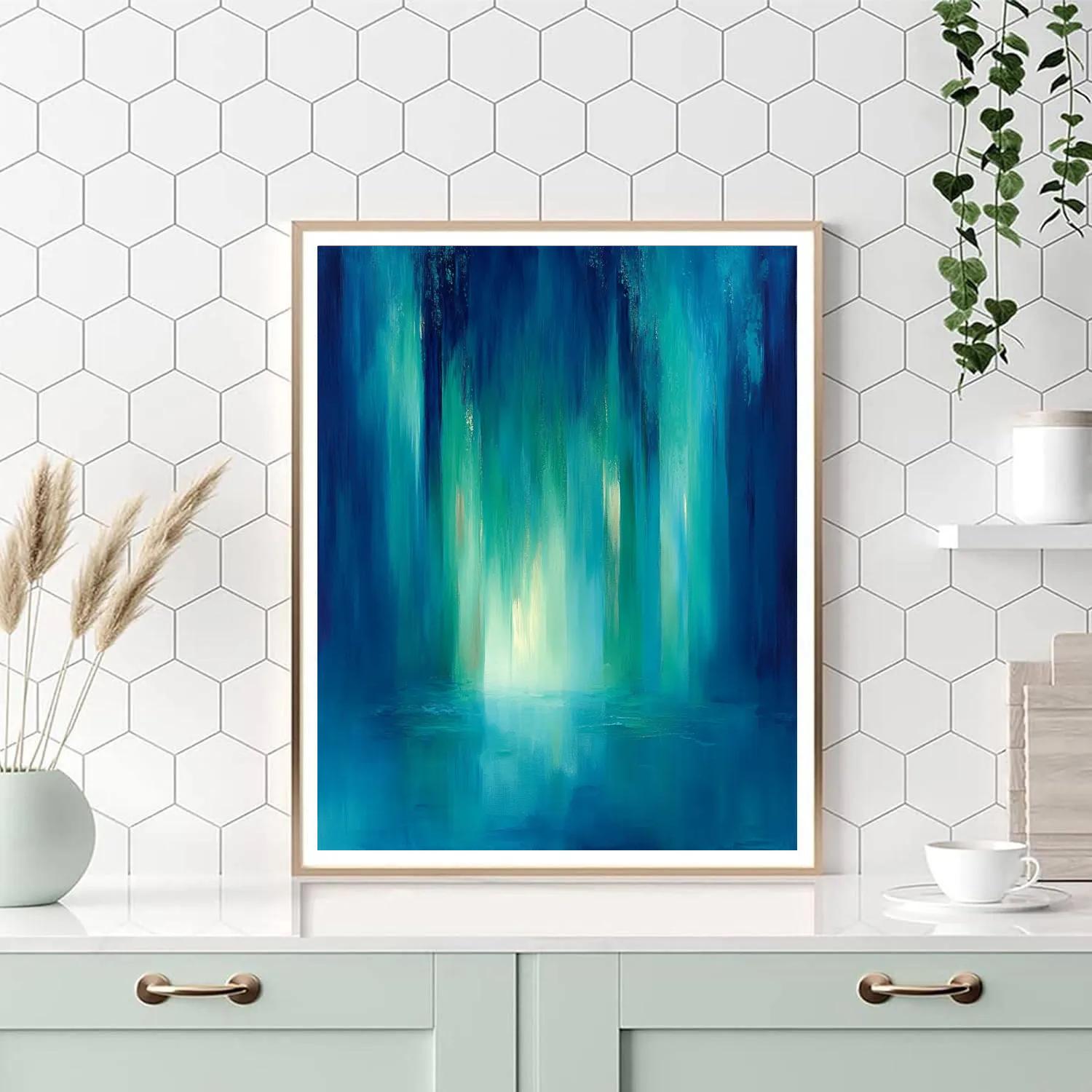 Mark Rothko Inspired Auroral Stillness Numbered painting kits