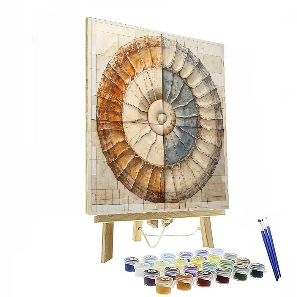 Michelangelo Inspired Ammonite Dome Paint by numbers kits