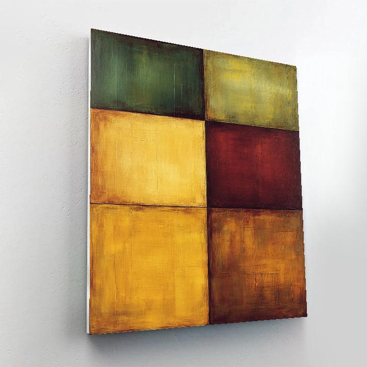 Mark Rothko Inspired Autumnal Equilibrium paint by number