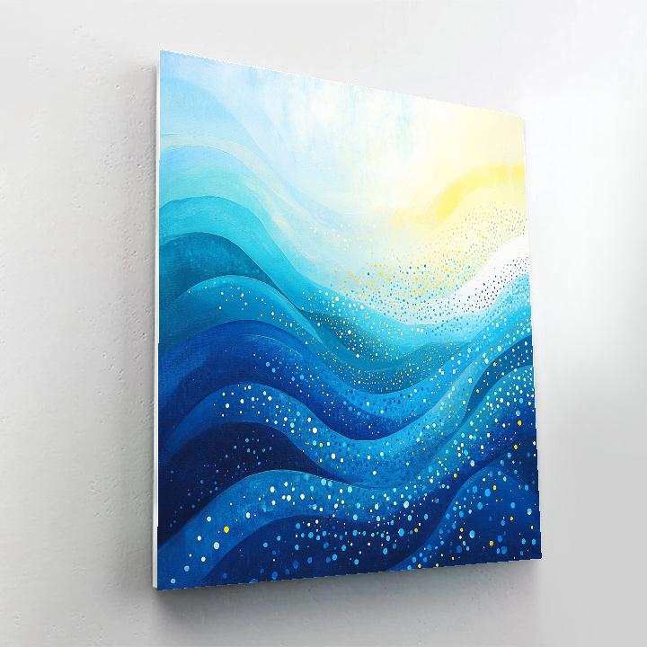 Yayoi Kusama Inspired Deep Sea Echoes Paint by numbers art