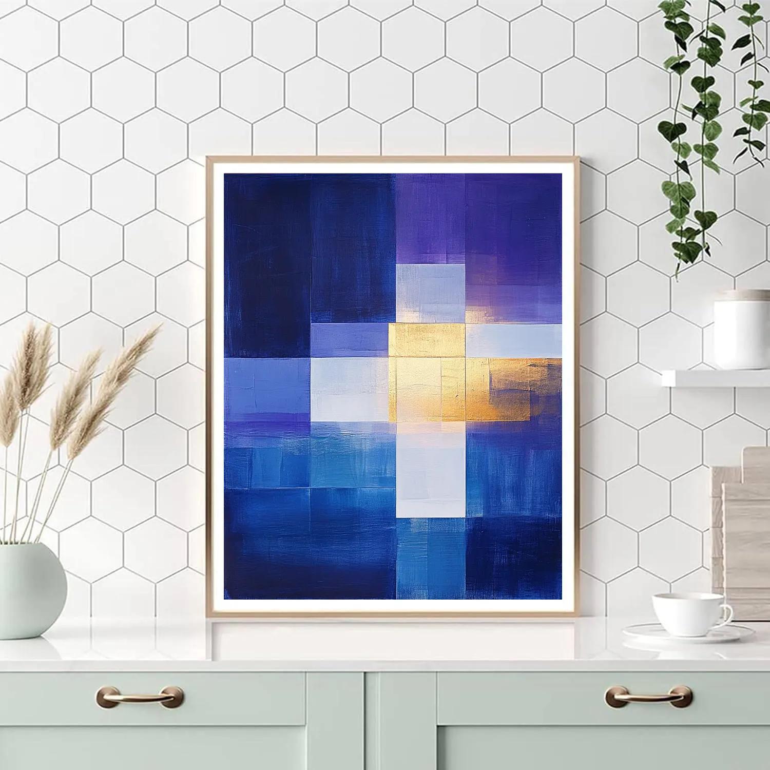 Mark Rothko Inspired Cosmic Harmony Number painting