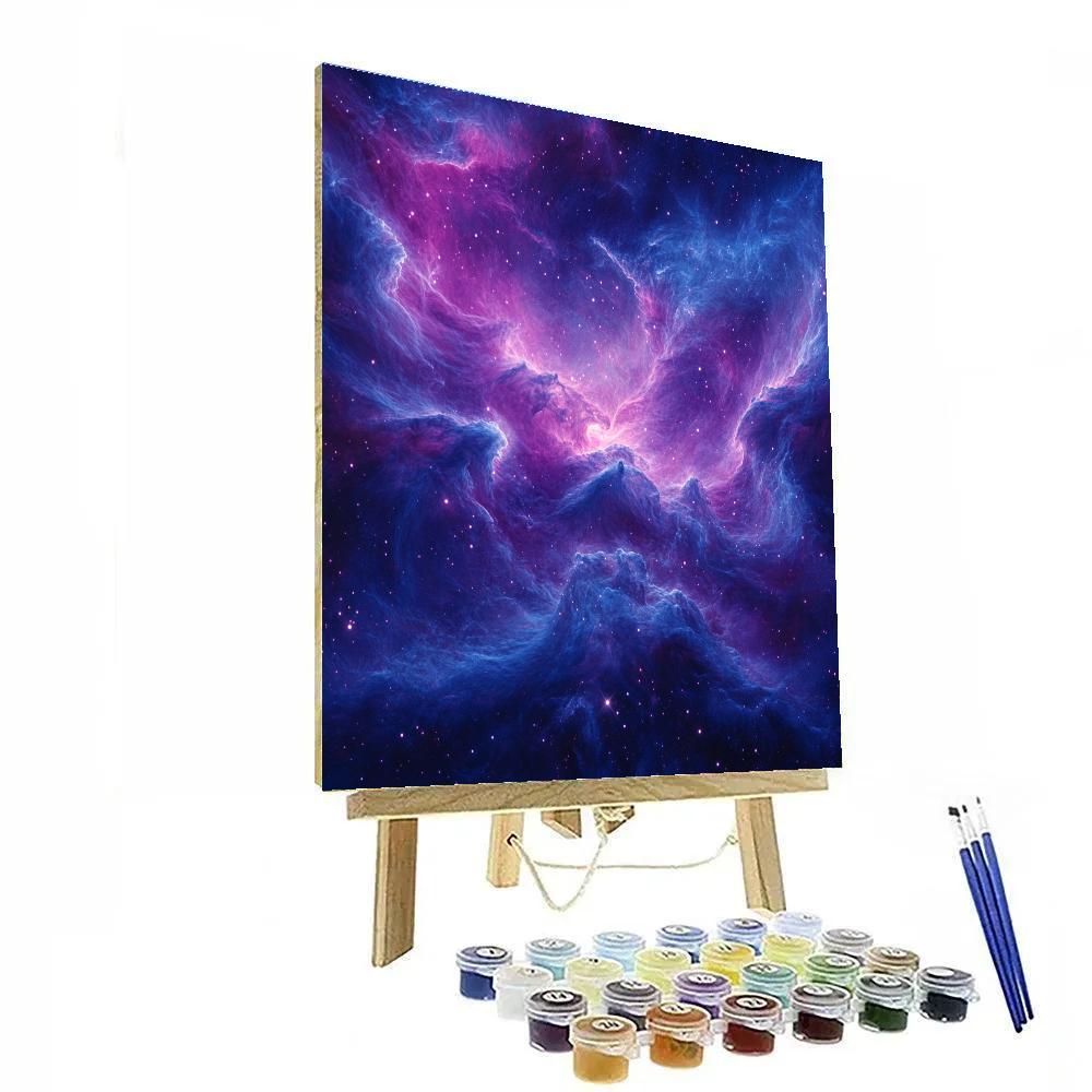 Michelangelo Inspired Celestial Reverie painting number kit