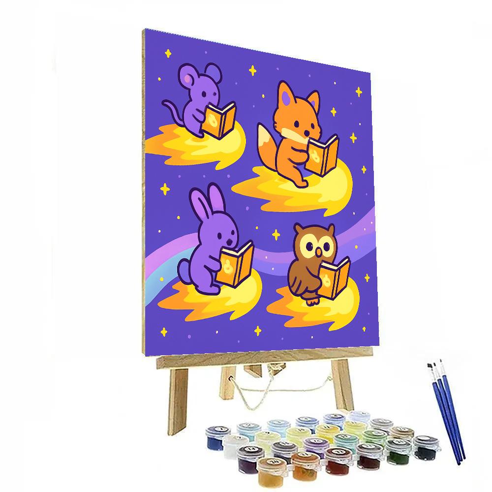 Comet Classroom Critters Painting by numbers kit