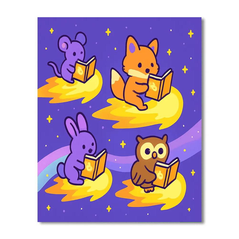 Comet Classroom Critters Painting by numbers kit