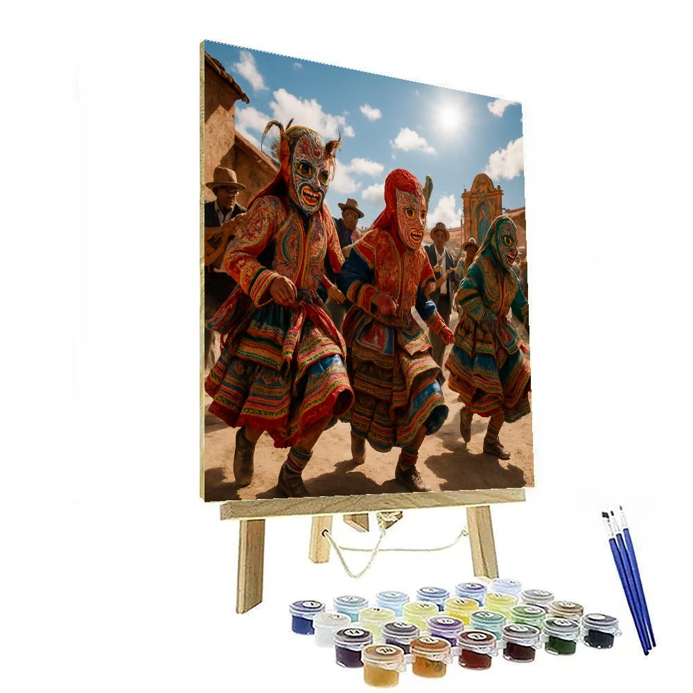 Carnaval De Oruro Folk Dance Paint by numbers art